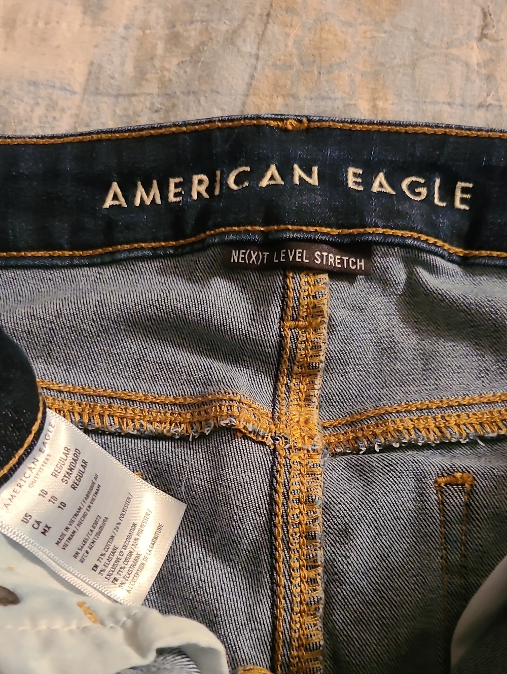 American Eagle Outfitters Men’s Blue Stretch Jeans